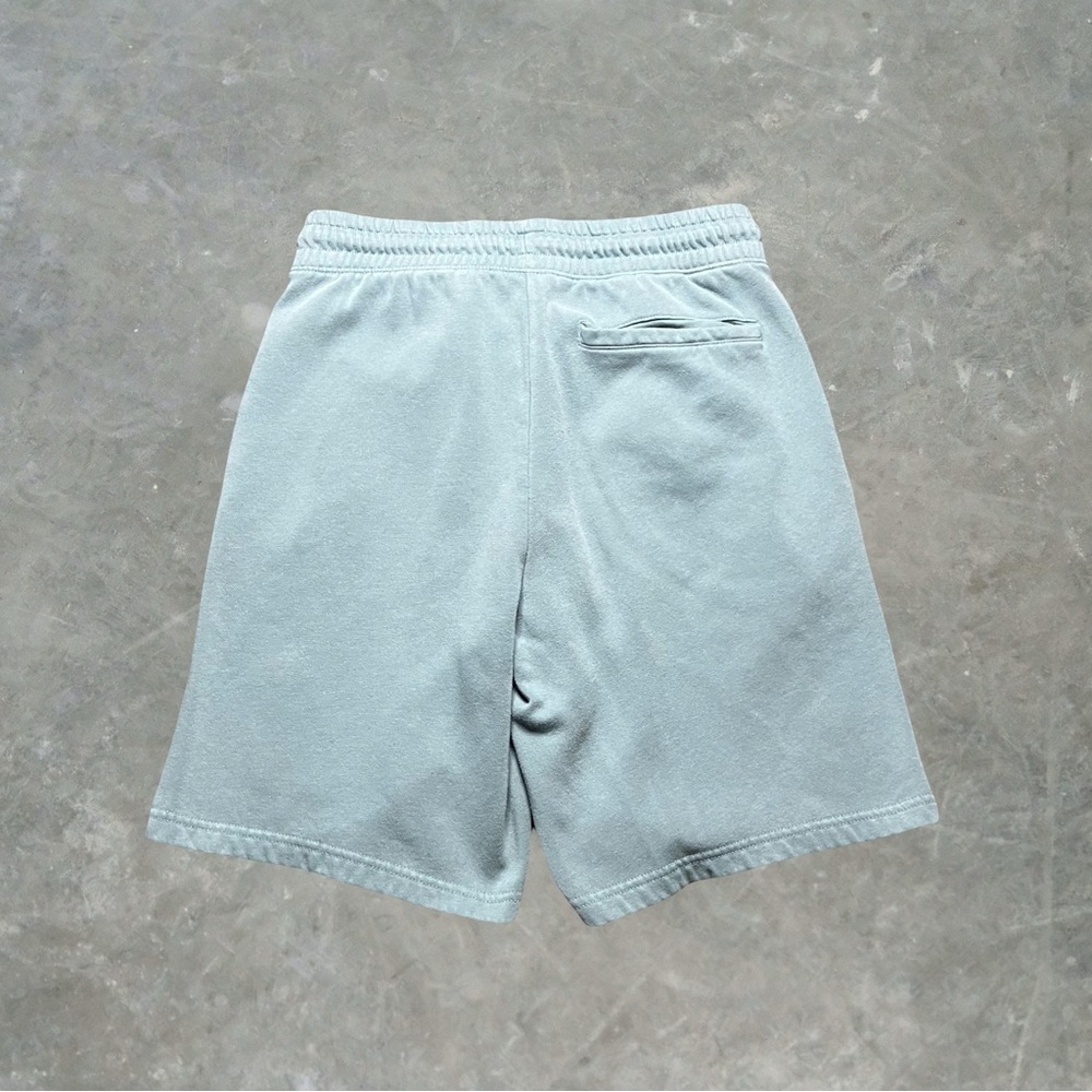 ☀️ The North Face Sweat Shorts Mens Size Small Green/Blue - Picture 2 of 7